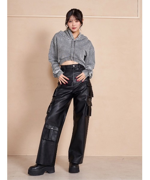 Darich（ダーリッチ）の「スウェットクロップドトップス（パーカー