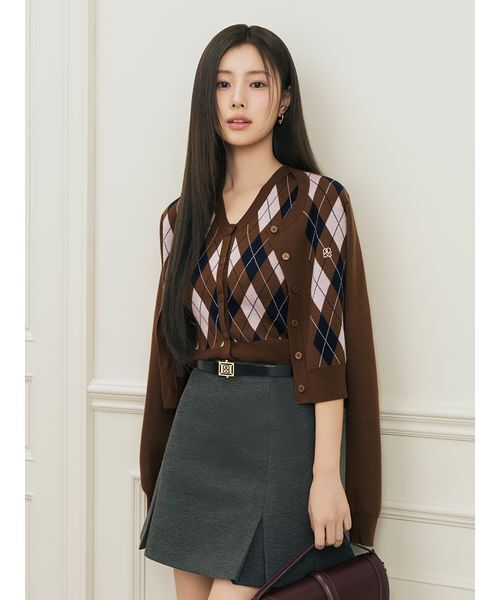 セール】アーガイルカーディガン（カーディガン/ボレロ）｜SNIDEL