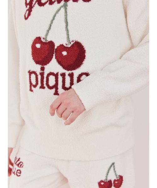 ONLINE限定】べビモコチェリージャガードプルオーバー&ショートパンツ