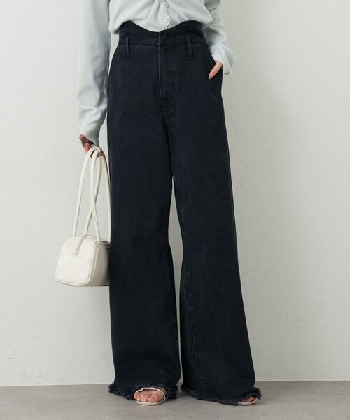 セール】【新色グレーが登場！/嬉しい4サイズ展開！】ウェーブデニム