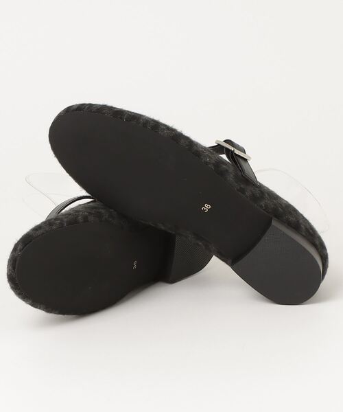 セール】ラウンドトゥベルトフラットシューズ（バレエシューズ