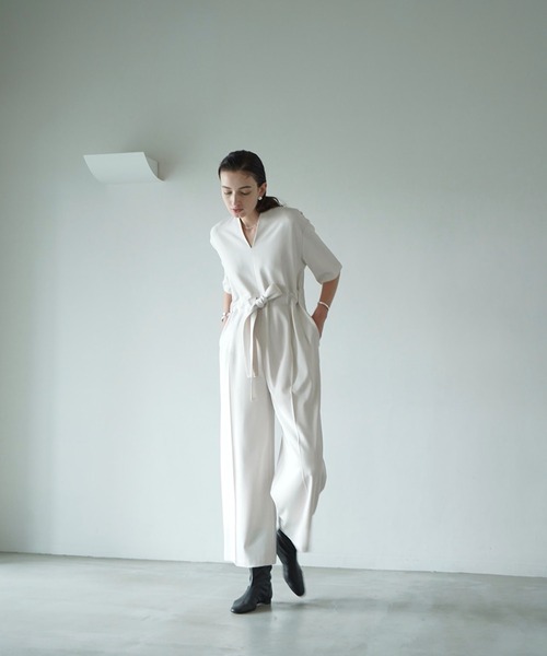 CLANE/クラネ】STAND COLLAR LOOSE ALL IN ONE/スタンドカラールーズ