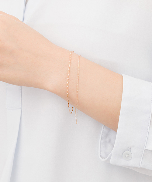 K10ピンクゴールド ブレスレット（ブレスレット）｜Canal 4℃（カナル