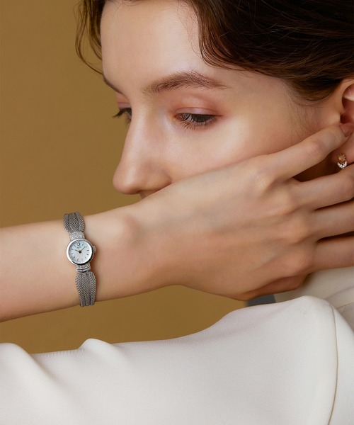 agete（アガット）の「【Winter Limited】時計＜シルバーカラー