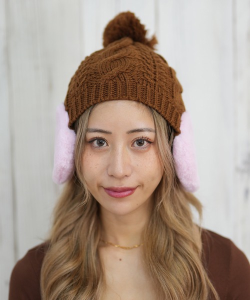 FIVETOOL/ファイブツール ビーニー 耳あてボンボンワッチ ニット帽 RH