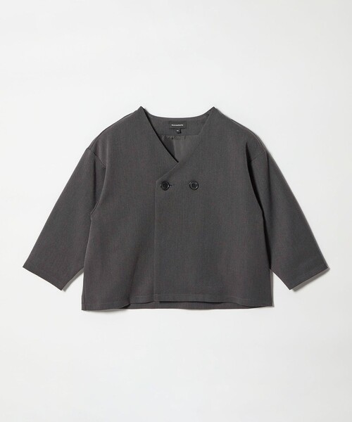 ノーカラージャケット + タックパンツ セット / キッズ 110cm-130cm