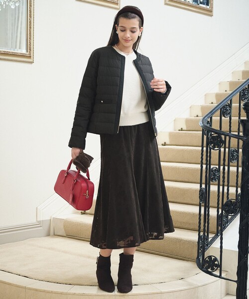 2WAY】ノーカラーダウン ジャケット（ダウンジャケット/コート）｜ANY