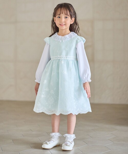 総刺繍 花柄ワンピース（ワンピース）｜ANY（エニィ）のファッション