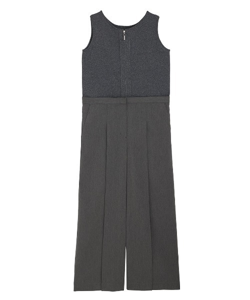 セール】KNIT DOCKING LOOSE ROMPERS（つなぎ/オールインワン）｜Ameri