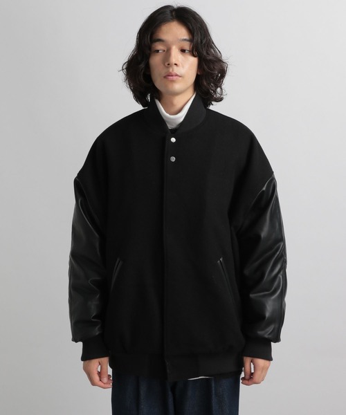 HARE（ハレ）の「ドルマンフェイクレザースタジャン(HARE)（スタジャン