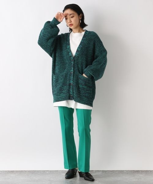 JEANASIS（ジーナシス）の「5GカラーMIXアゼVカーディガン/269135