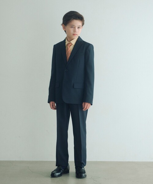 TRW ソリッド パンツ/ キッズ 140cm-160cm（スーツパンツ）｜green