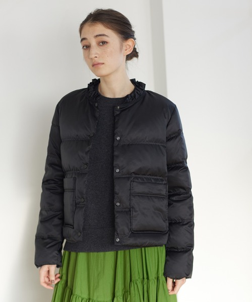 LANVIN en Bleu（ランバンオンブルー）の「フリルカラーパイピング