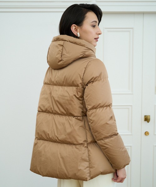 ANAYI（アナイ）の「ソロサテンAラインダウンコート（ダウン