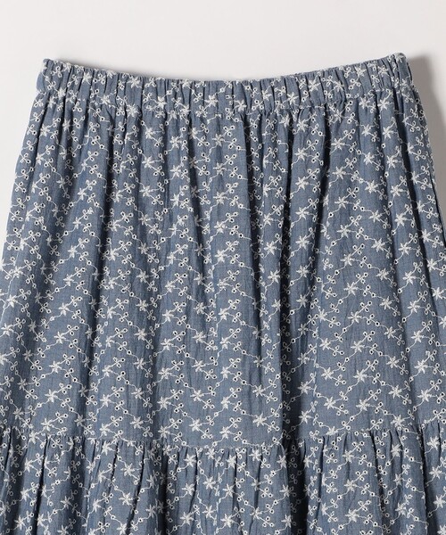 セール】SHIPS any:〈洗濯機可能〉エンブロイダリー シャンブレー