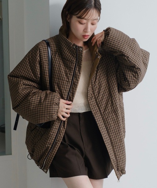 セール】【お気に入り3万人突破！/ユニセックス】チェック中綿