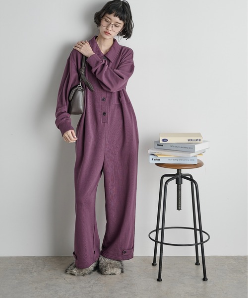 セール】ポロスウェットオールインワン（つなぎ/オールインワン）｜THE