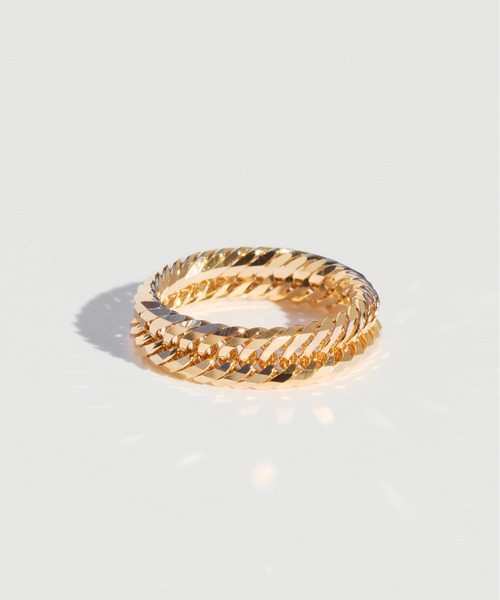 セール】K18 チェーン リング（17号～23号）（リング）｜Jewel closet