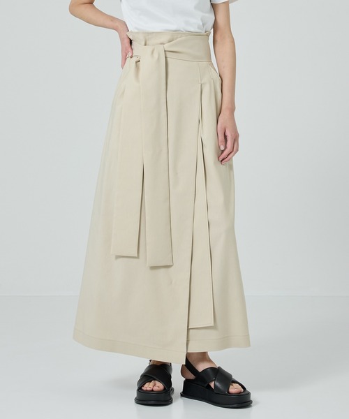 ハイウエストアシメラップスカート（スカート）｜PUBLIC TOKYO