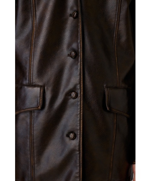 セール】【25年AW新作】F/LEATHER 70s HALF コート（その他アウター