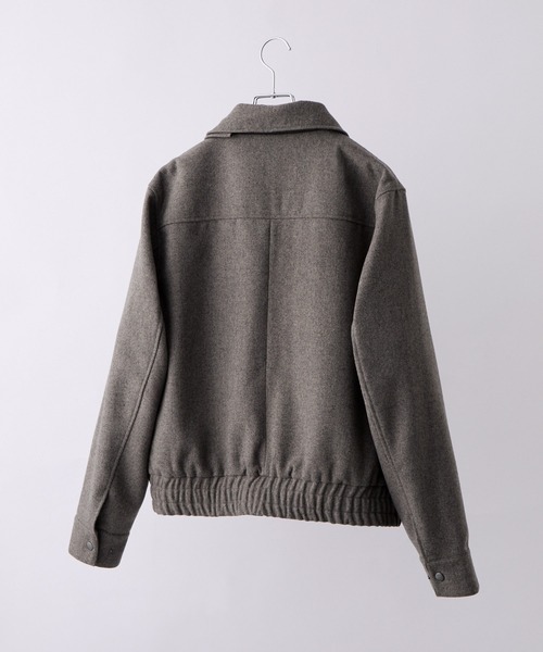 CLEL（クレイル）の「【CLEL】Wool Blend Herringbone Tweed Fireman