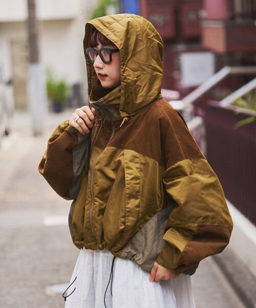 etsinta】リバーシブル中綿ショートモンスタージャケット（ダウン