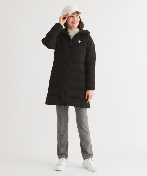 adabat（アダバット）の「◇フード付き ロングダウン（ダウン