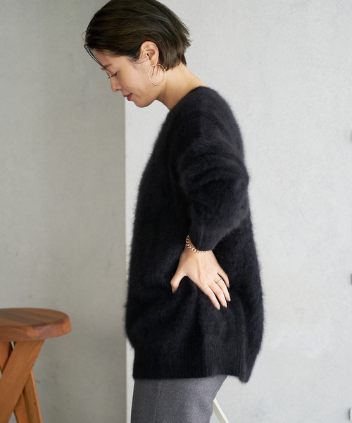 plage（プラージュ）の「Fur Nuance プルオーバー（ニット/セーター