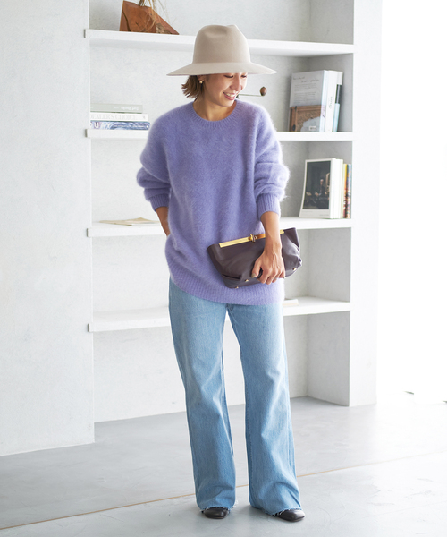 plage（プラージュ）の「Fur Nuance プルオーバー（ニット/セーター