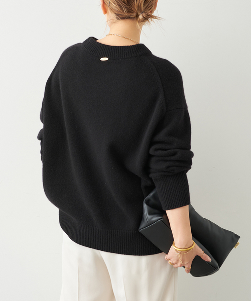 CASHY OVER クルーネックプルオーバー（ニット/セーター）｜Deuxieme