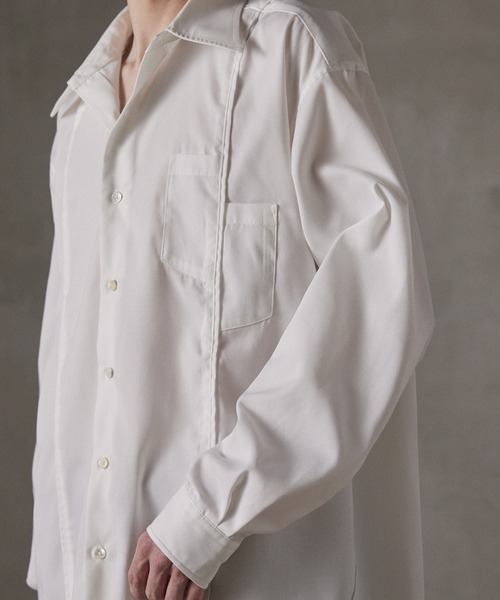 GRANCY】Damage Docking DesignShirt / ダメージ ドッキング デザイン