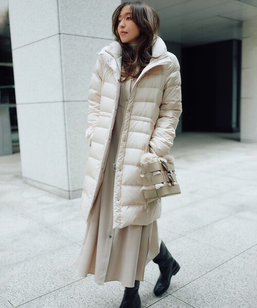 洗える】シレータフタ ロング ダウンコート（ダウンジャケット/コート