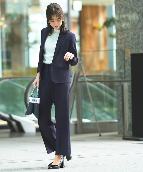 セール】選べる4タイプ洗えるベーシックビジネススーツ セミワイド