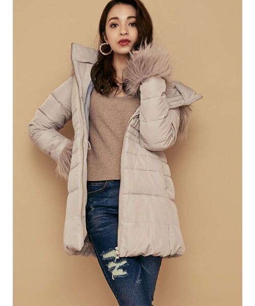 RESEXXY（リゼクシー）の「フード付きロングダウンコート（ダウン