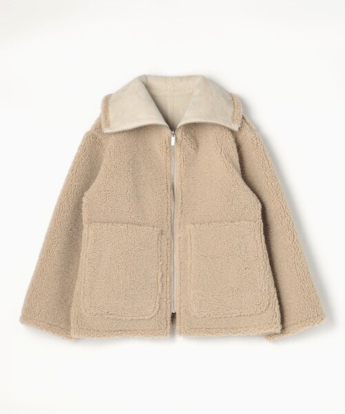 MACPHEE（マカフィー）の「エコムートン リバーシブルショートコート