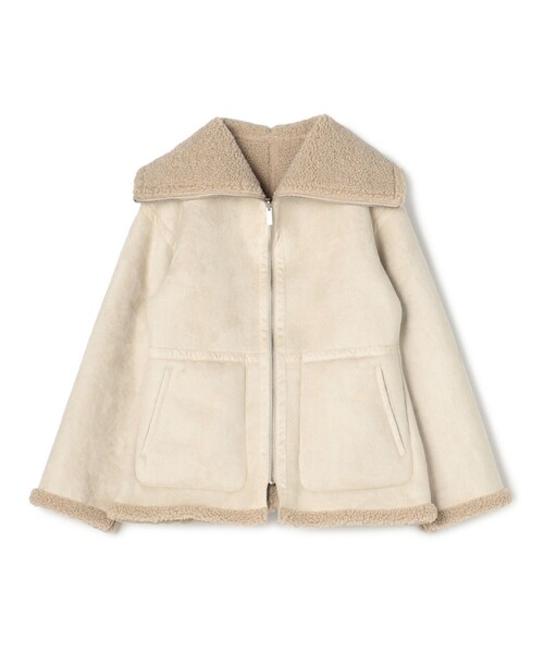 MACPHEE（マカフィー）の「エコムートン リバーシブルショートコート