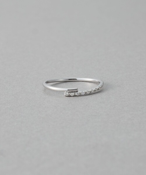 レイヤード] K10WG ダイヤモンド リング（リング）｜ete（エテ）の