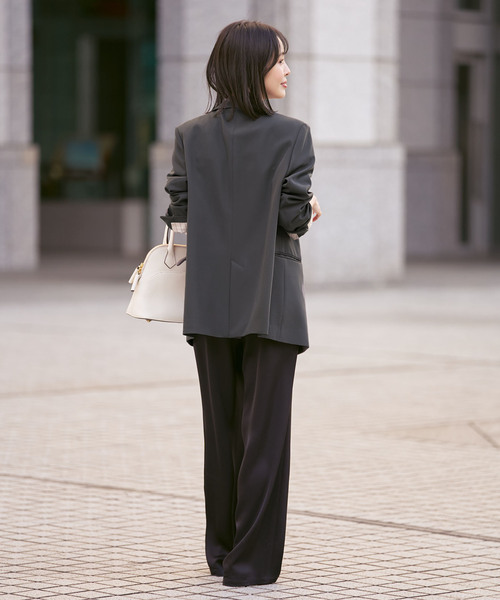 追加・セットアップ対応》フローツイルピークドラペルジャケット