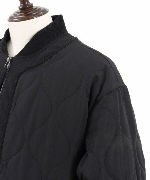 mj10311- ルーズシルエットキルティングボンバーブルゾン（ブルゾン