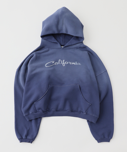 セール】【ERL / イーアールエル】UNISEX CALIFORNIA HOODIE KNIT