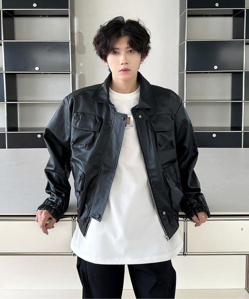 セール】【neos】ヴィンテージライク ショート丈 ジップ フライト