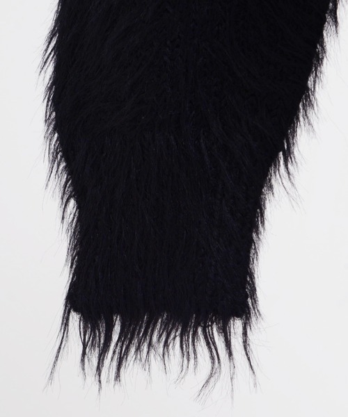 REFLEM/レフレム』ロゴリベットフェザーヤーンPO/ニットプルオーバー