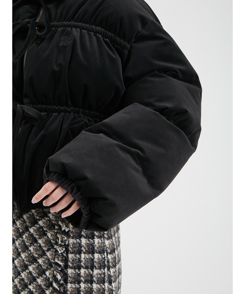 FURFUR（ファーファー）の「リボンショートダウン（ダウンジャケット