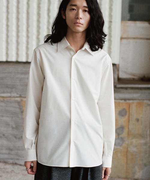 WYM LIDNM（ウィム バイ リドム）の「MICRO SPAN BASIC DRESS SHIRT