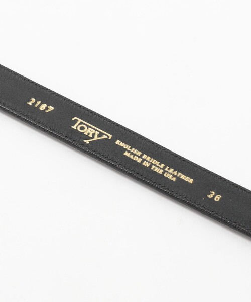 TORY LEATHER＞ ROUNDRAISED BELT/ベルト（ベルト）｜Steven Alan