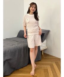 セール】ラメニットツイードワンピース（ルームワンピース）｜SNIDEL