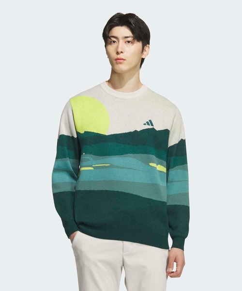 セール】メンズ グラフィックセーター 長袖 【adidas Golf/アディダス