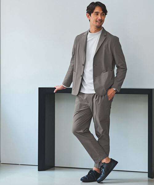 セール】【WEB限定】JUST fit ナイロン PU リラックス セットアップ