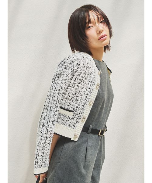 LILY BROWN（リリーブラウン）の「ベルト付きミニロンパース（つなぎ