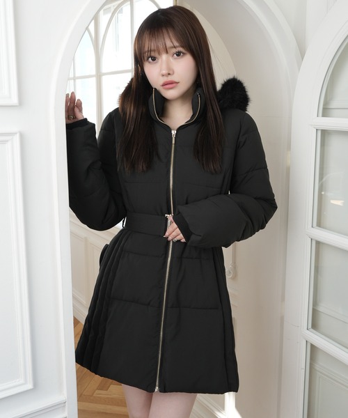 セール】シェーディングライン中綿コート（ダウンジャケット/コート